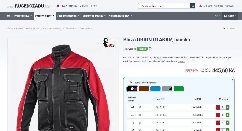B2B aplikace – produkt